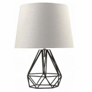 Lampka nocna/abażur 28cm czarna LC84